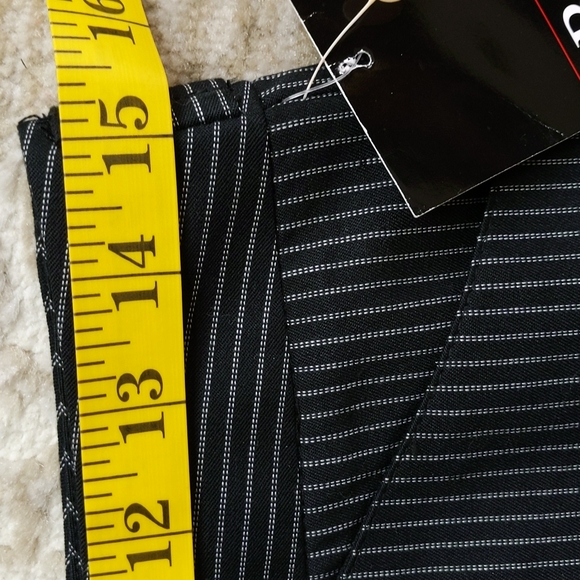 NEW Tracy Evans Limited Striped Flared Bootcut Trouser Pants J3 Black White - Picture 13 of 16